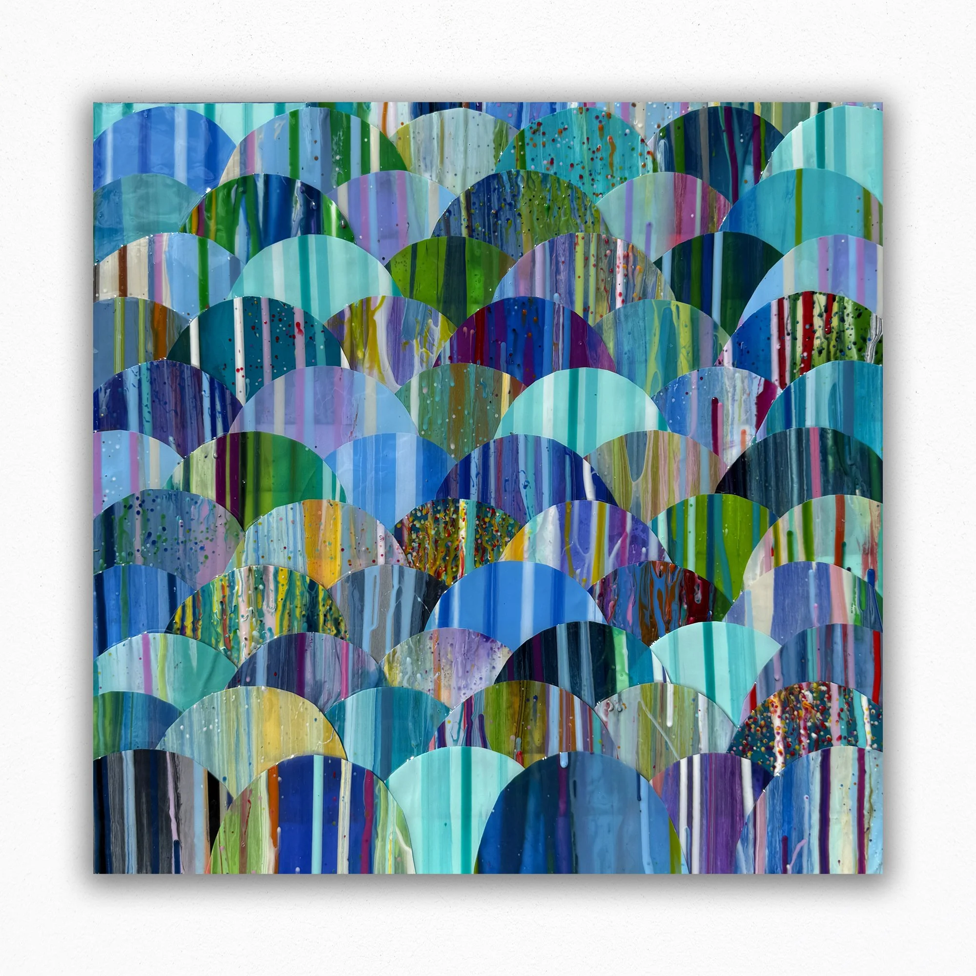 Mermaid Tail blues 24x24 by Carla Bank.jpg