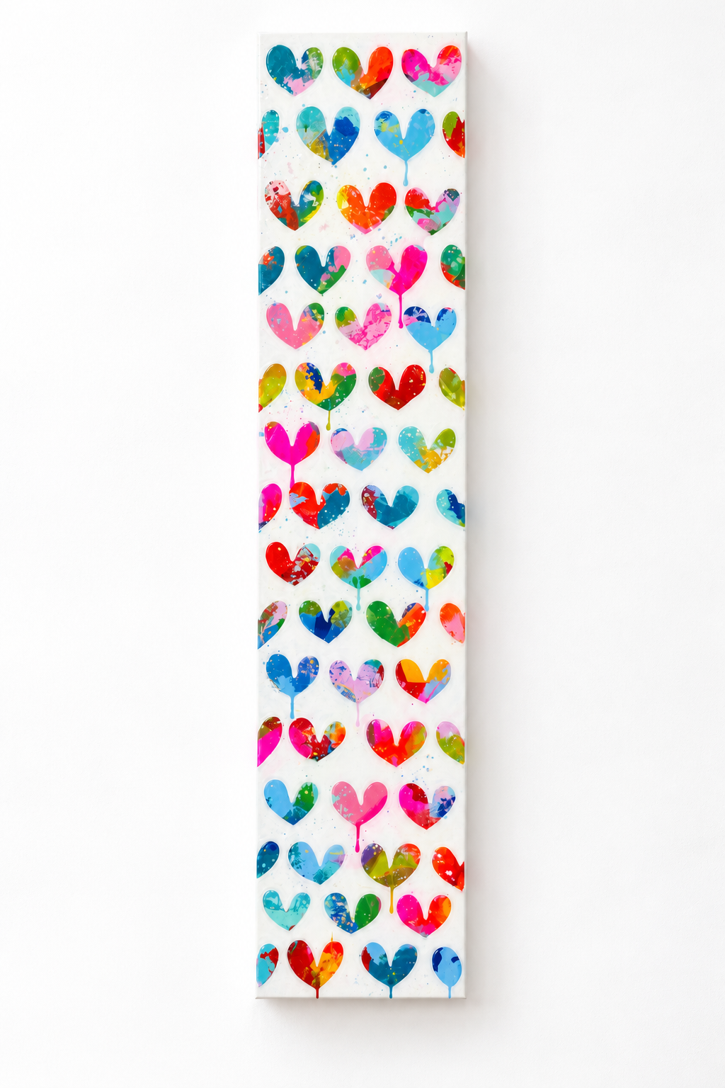 Colorful Dripping Heart Grid Canvas.png
