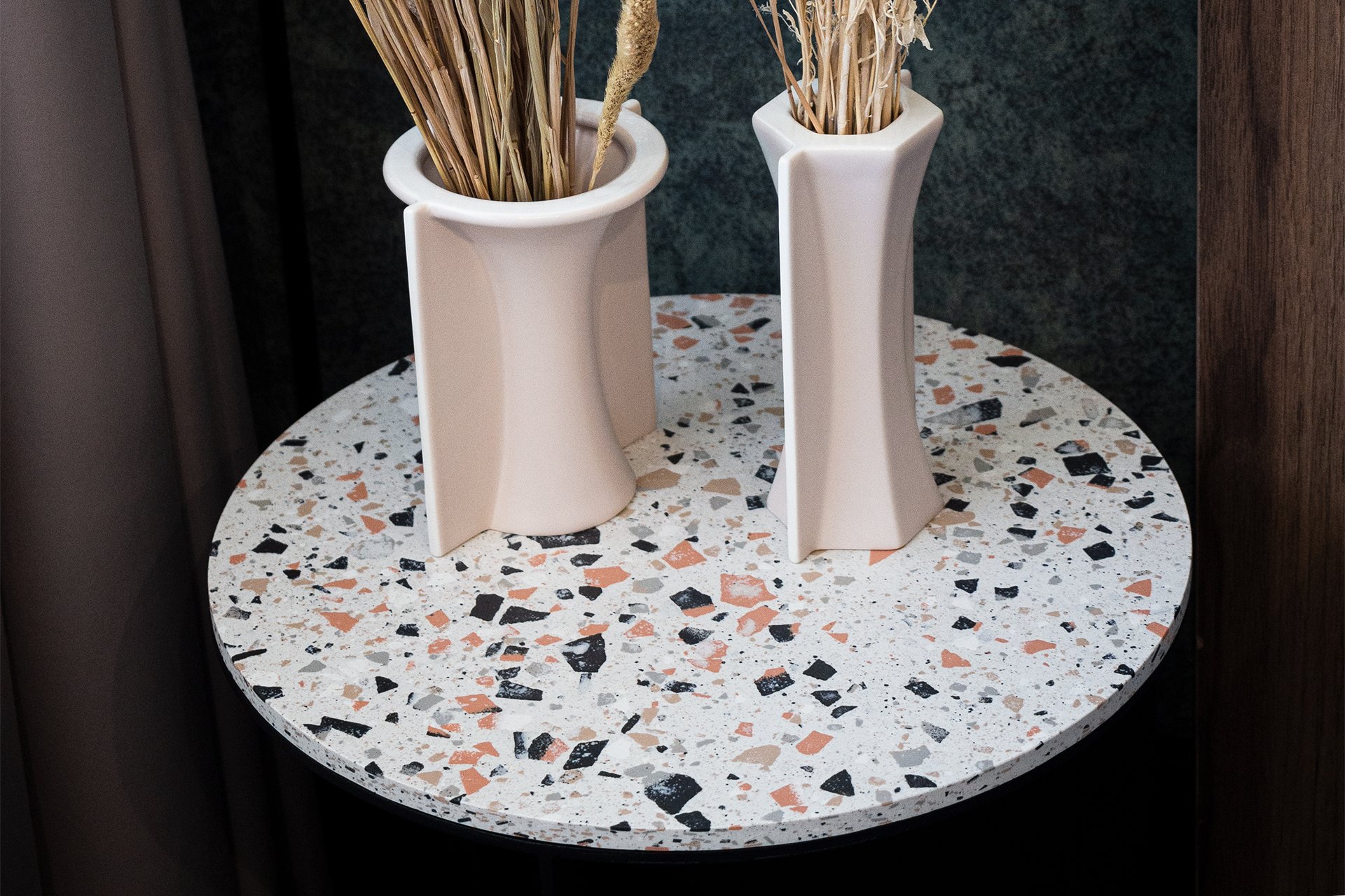terrazzo bed side table