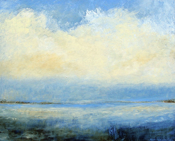 Lisa Creed, Clearing Up , acrylic, 24” x 30”