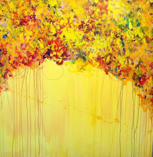 Don Mertz Rise and Shine , acrylic, 48” x 48”