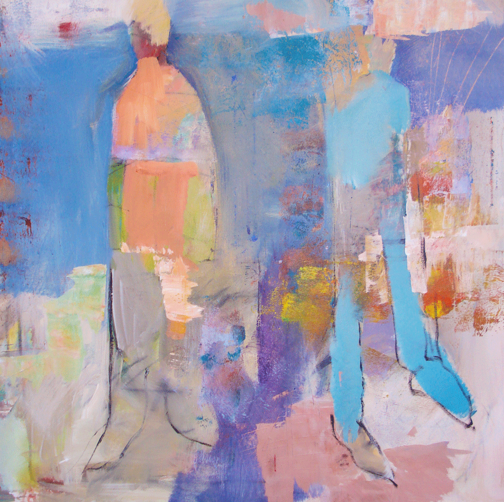 Beau Wild, On The Edge, acrylic, 36" x 36"