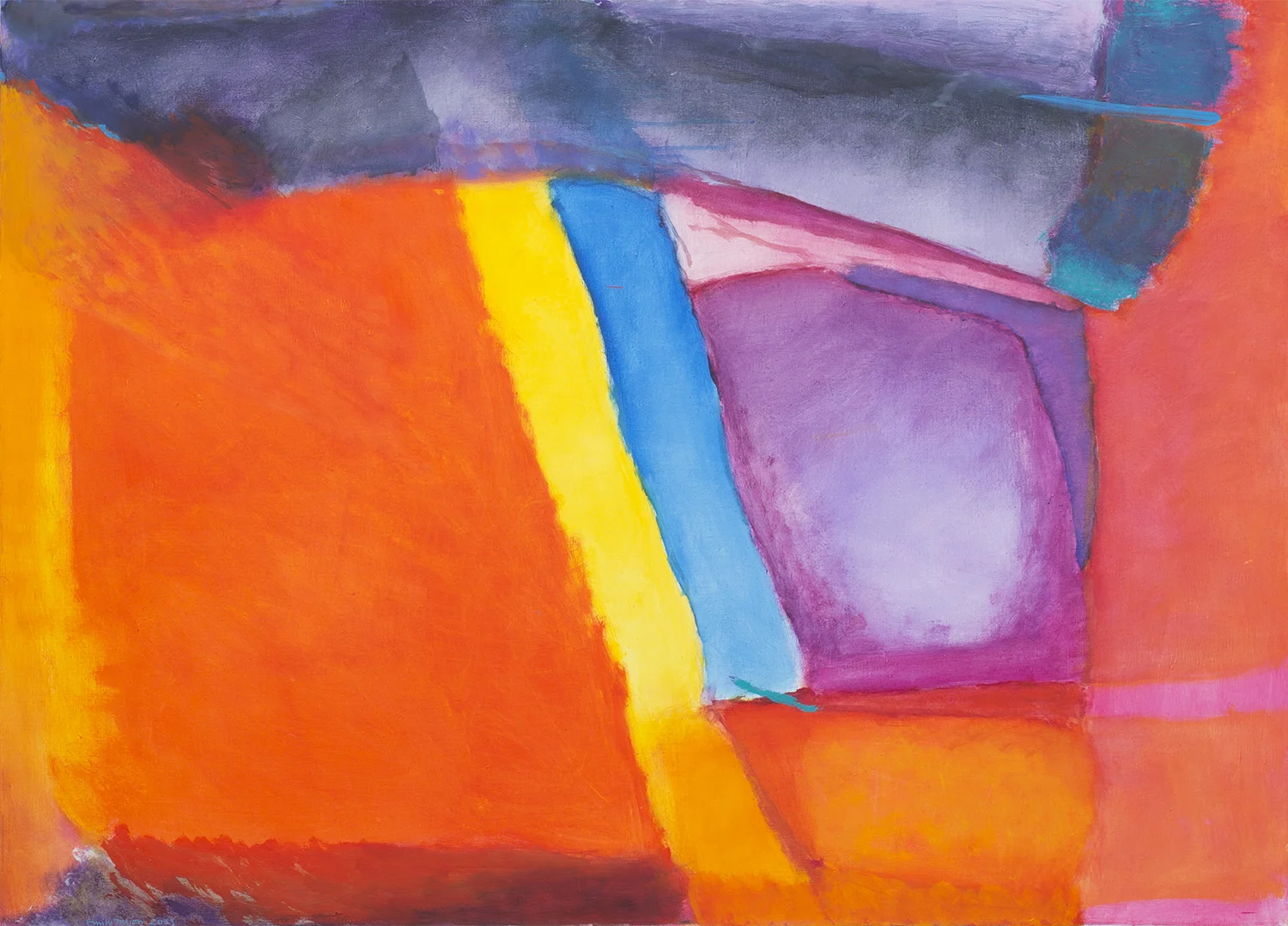 Emily Mason, Marrow of the Day , 2005, oil on canvas, courtesy of Miles McEnery Gallery, NY
