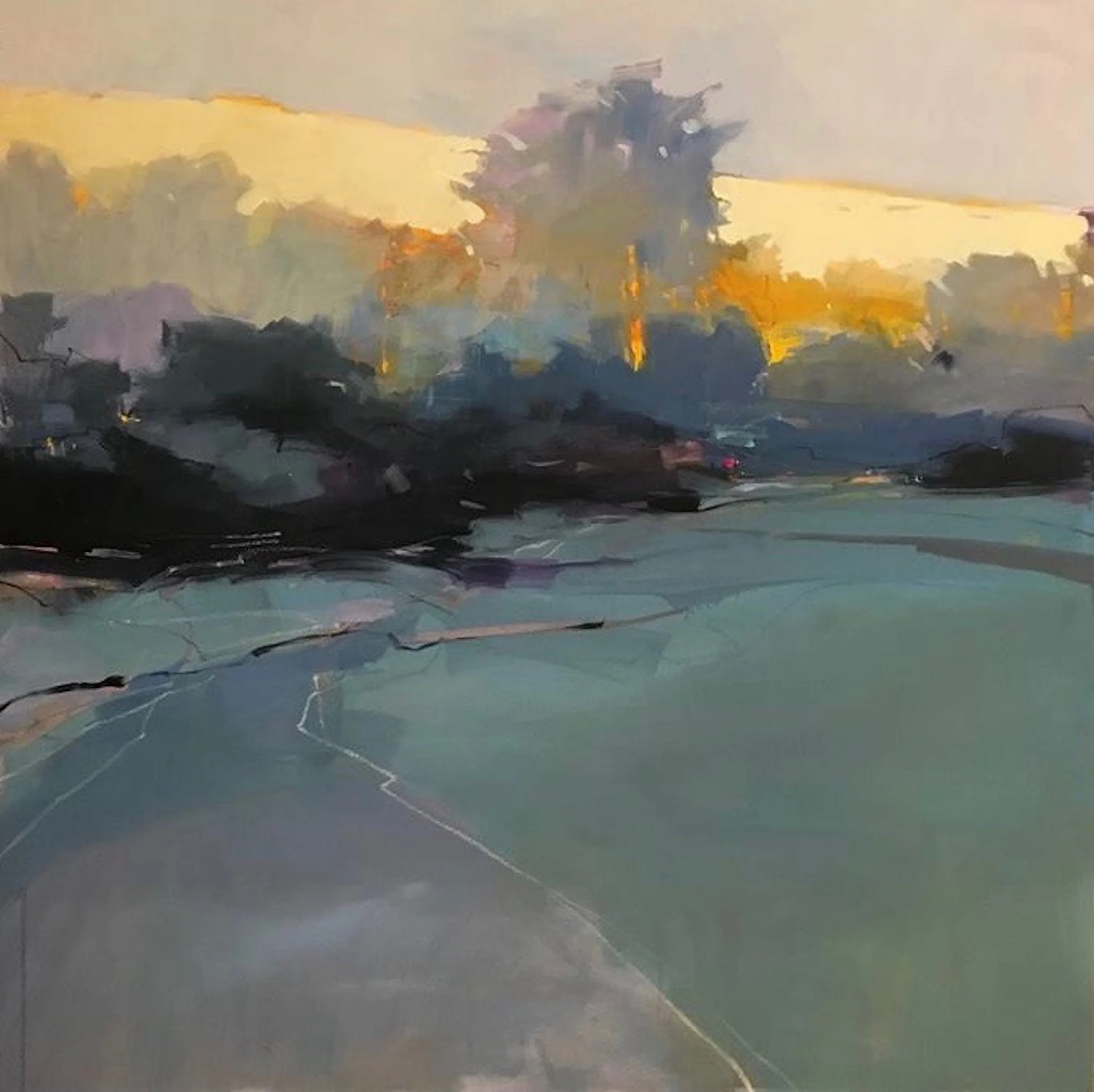 Julia Jensen, Backstory , 2018, oil on panel