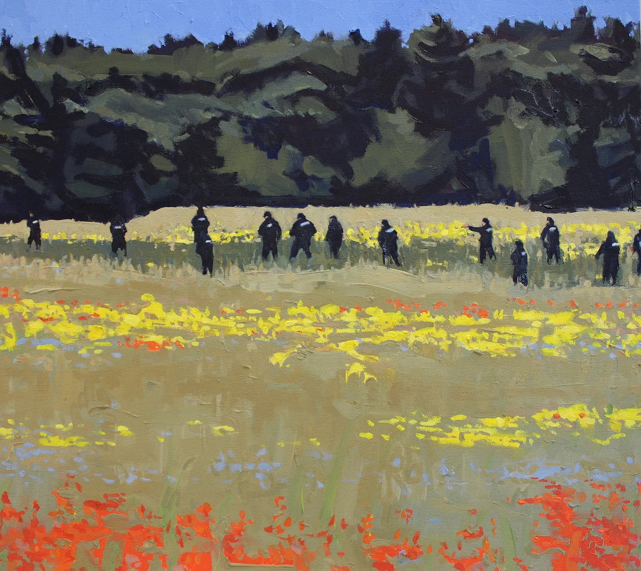 Roger Patrick, Upstate Landscape 1 , 2016, oil on canvas
