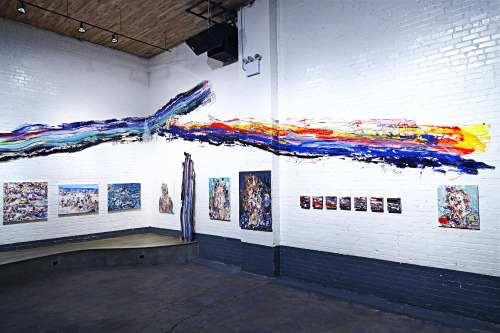 Installation View - Joint Exhibition Chrissy Angliker & Meguru Yamaguchi at 94 KINFOLK, Brooklyn, NY. 2014
