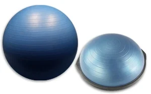 swiss ball and bosu equipment