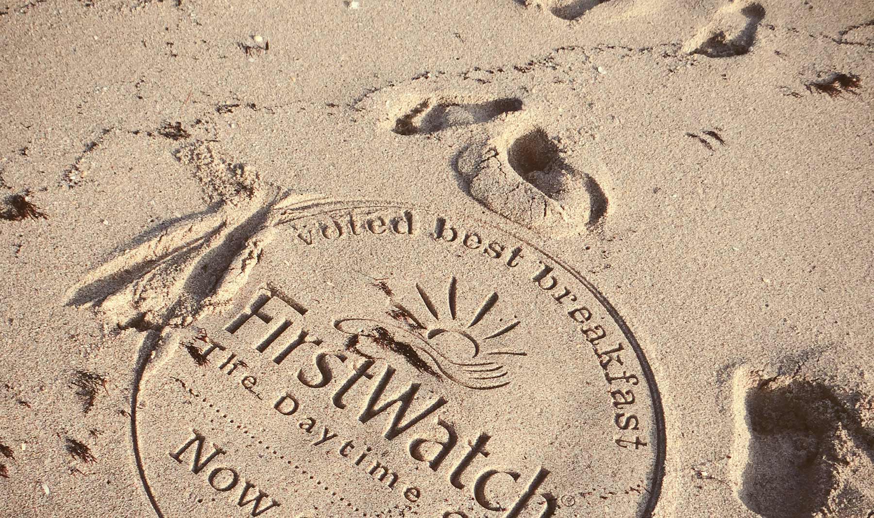 Sand Stamping, Sand Tagging, Beach Advertising