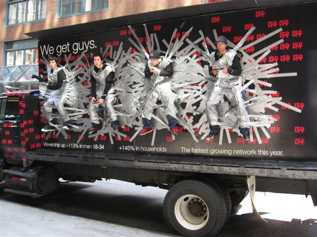 Live mobile billboard