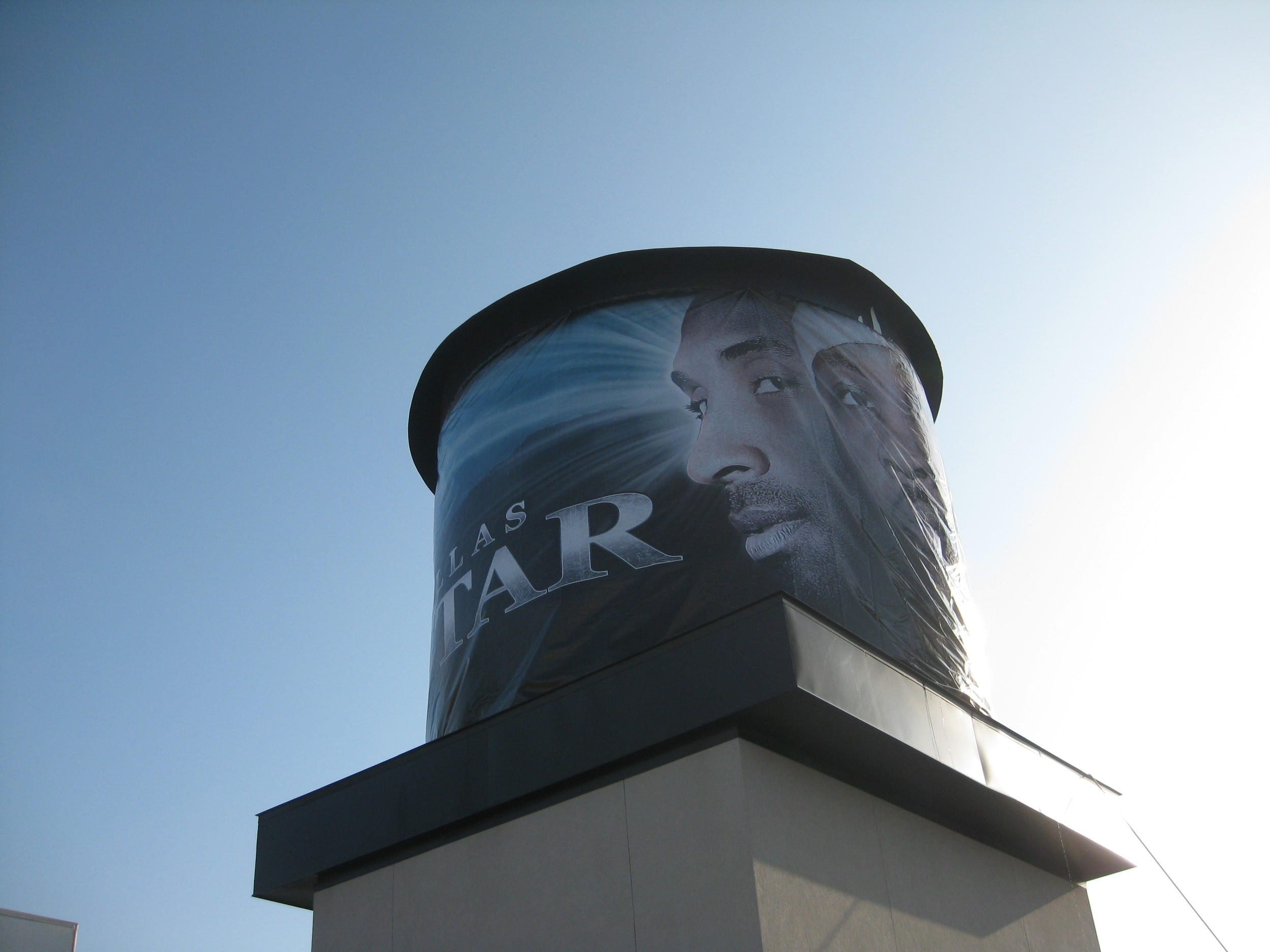 Water tower wrap in Dallas