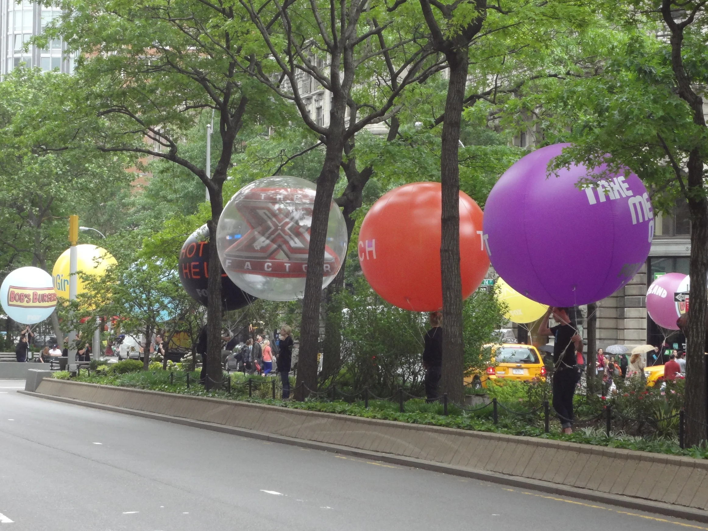   BIG BALLOONS    No one  misses a procession of big balloons walking down the street. So memorable! These are a perennial favorite of Massivemedia clients. 