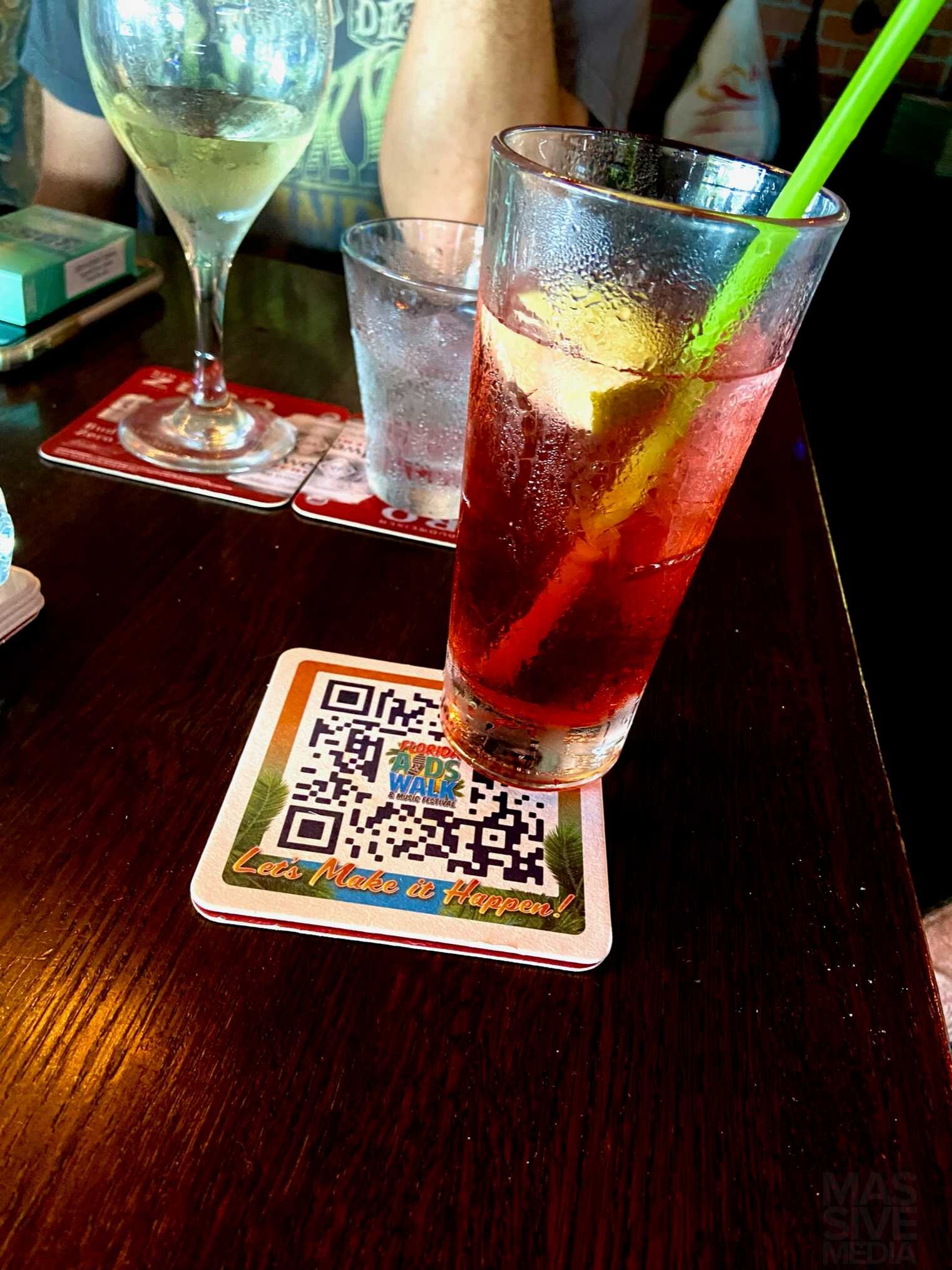 Cool Coaster with QR code