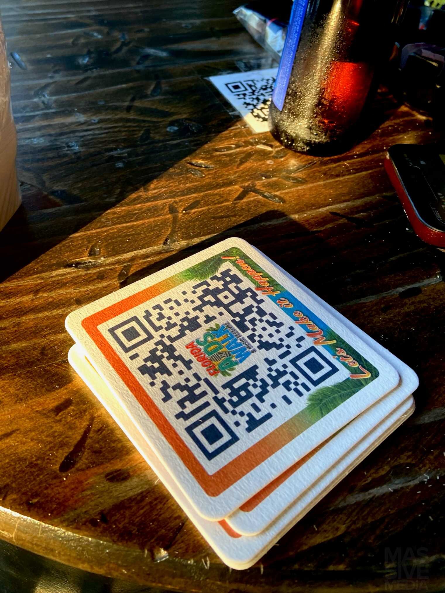 bar media coaster advertising in Miami