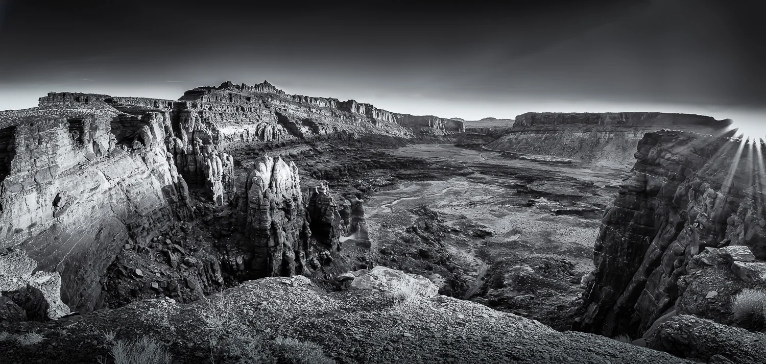 Attended a workshop in Moab, Utah where we were transported to the top of Hurrah Pass while still dark to capture this breathtaking sunrise.