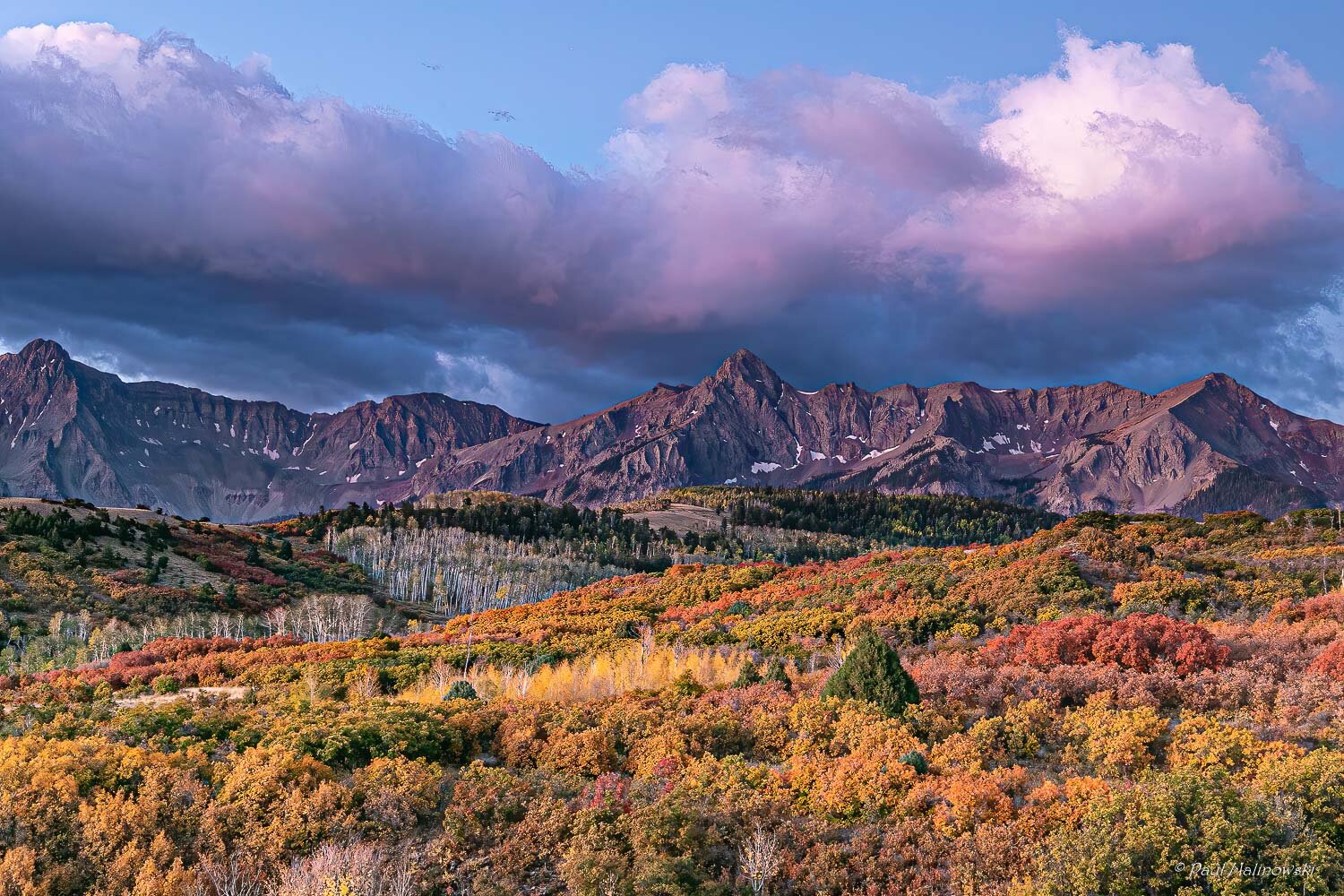 sunrise in the san juan mountains