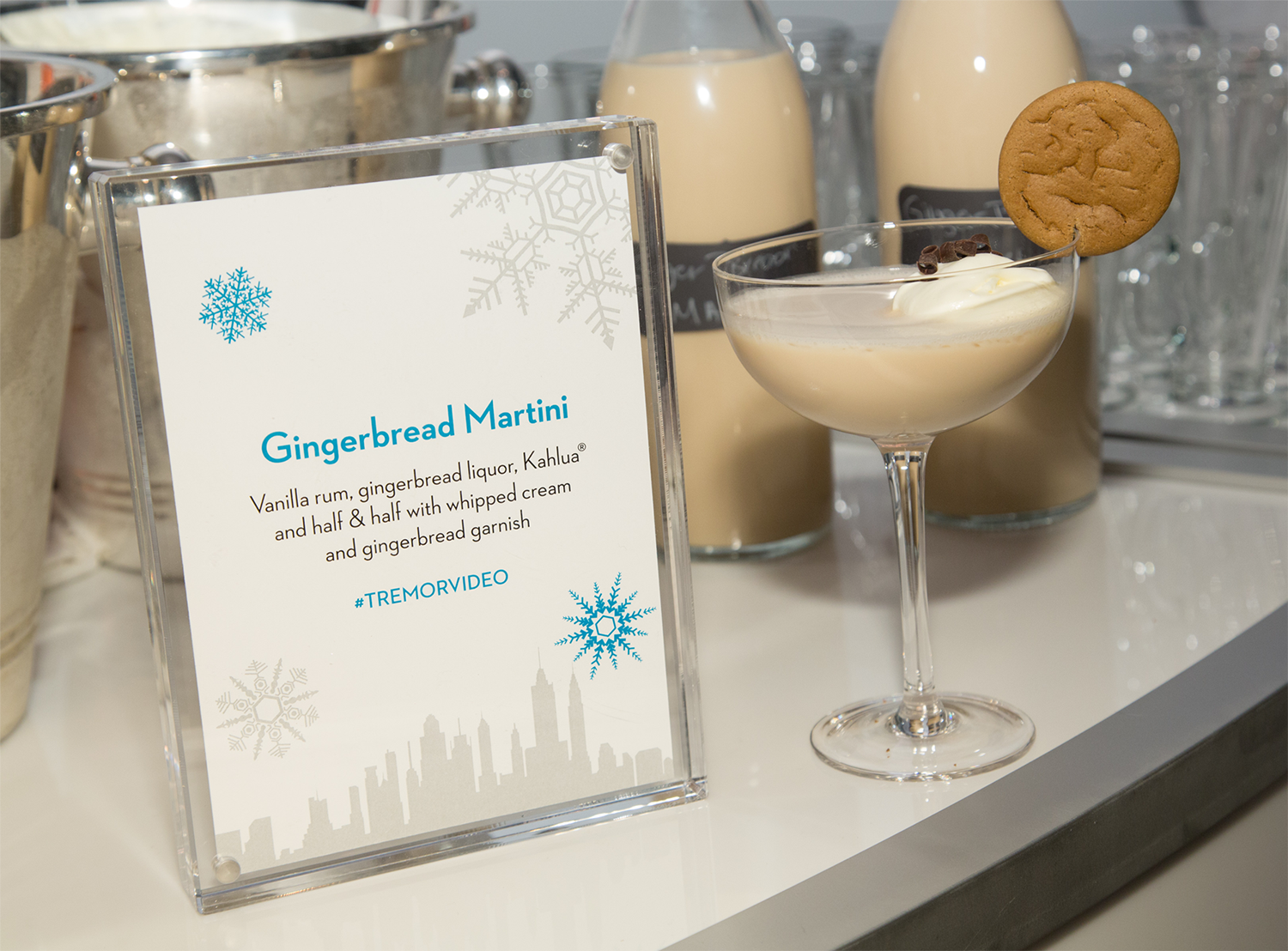 Gingerbread Martini Station