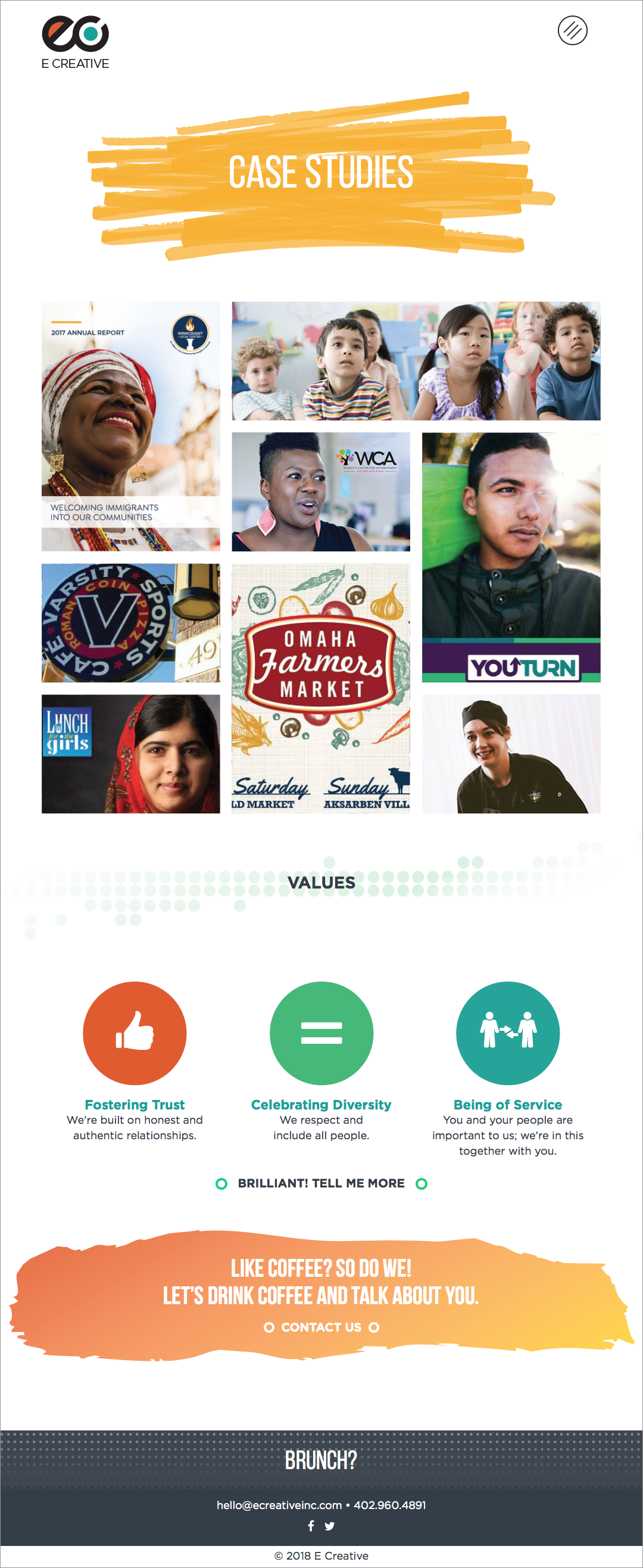 Website Case Studies Page