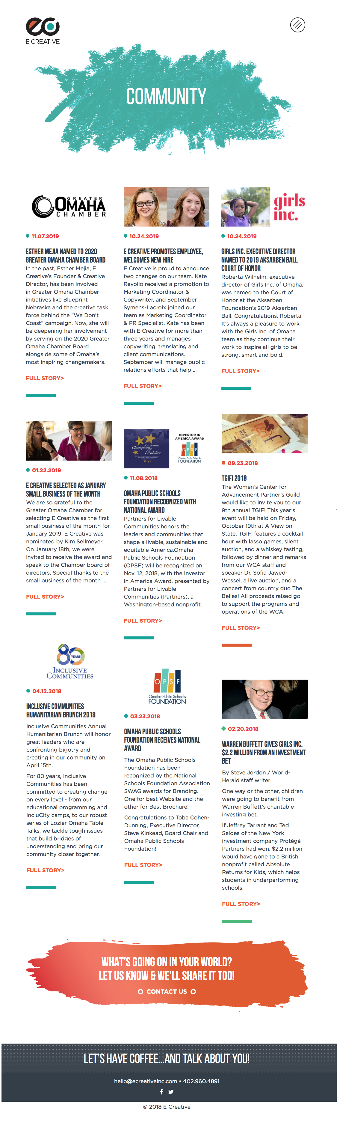 Website Community Page