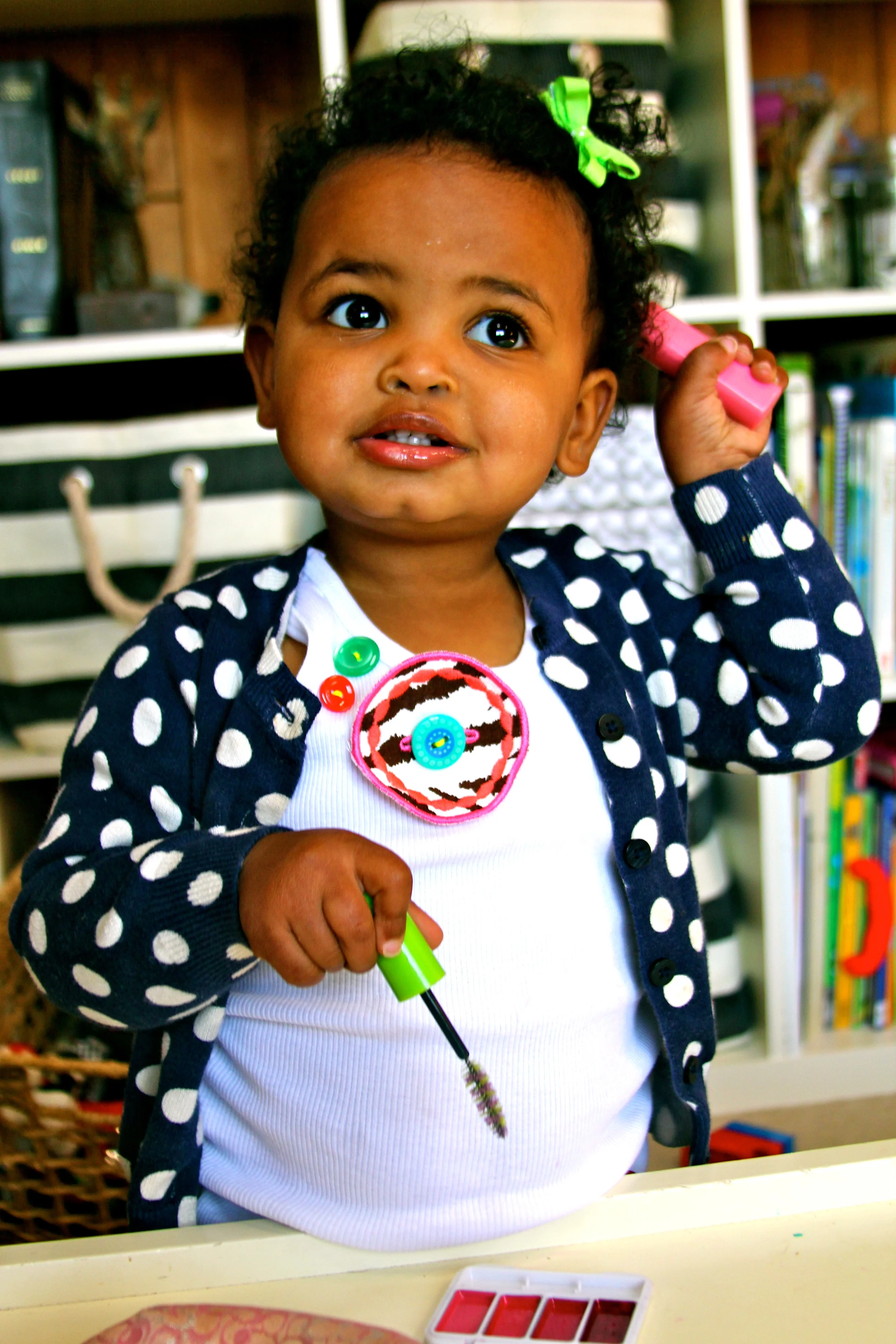 faux kids makeup {tutorial}