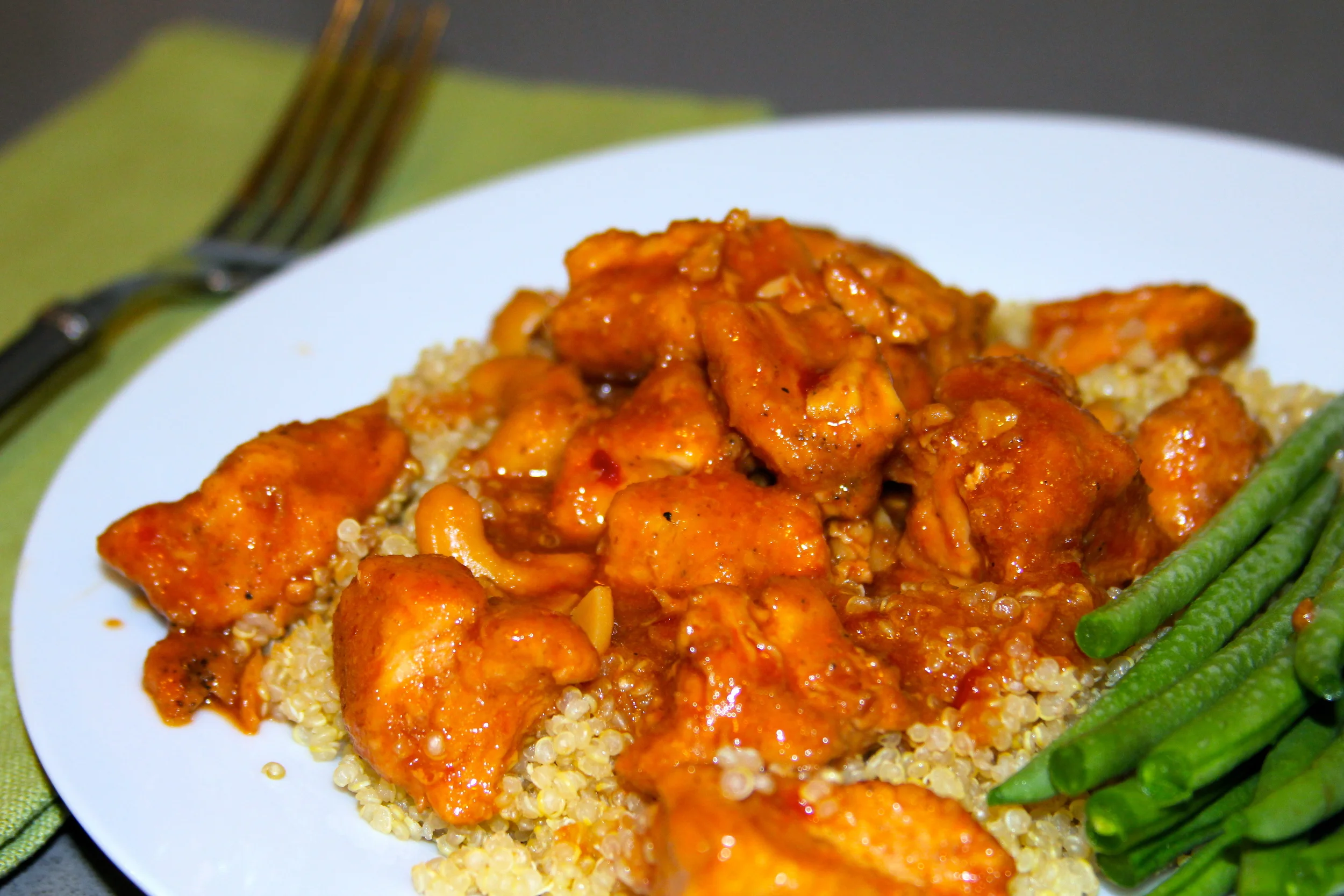 crockpot cashew chicken {recipe}