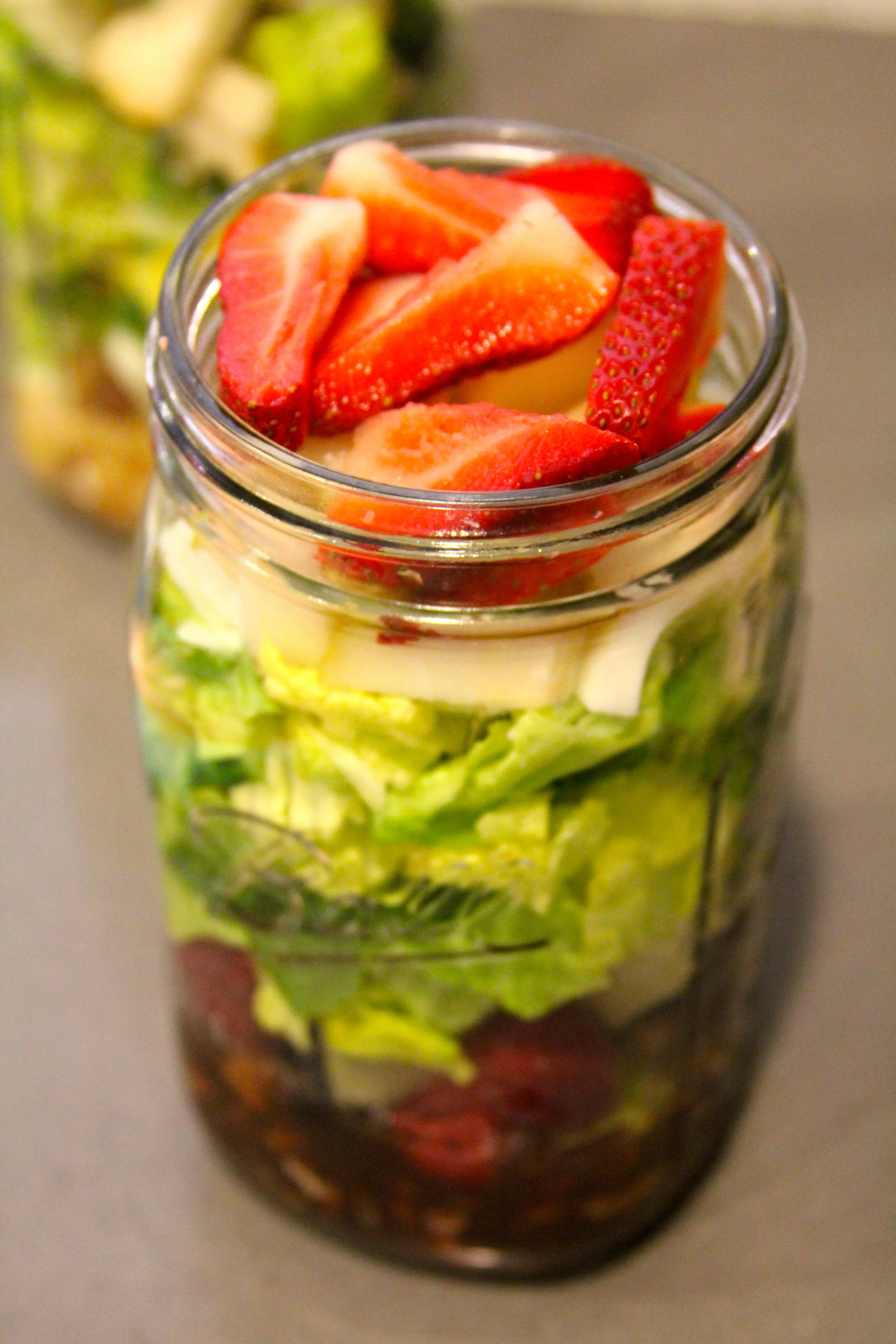salad in a jar