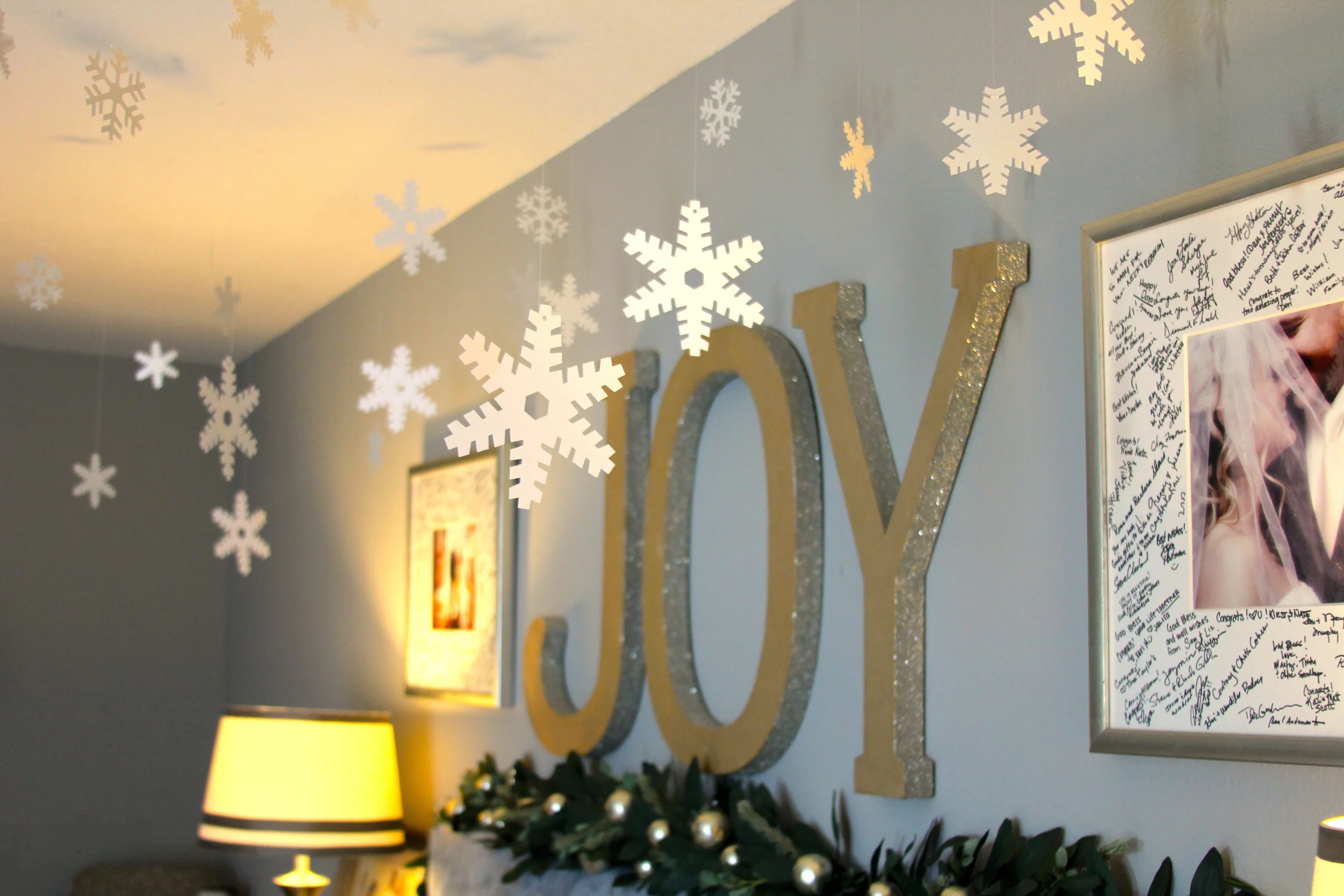 our cozy, wintery bedroom