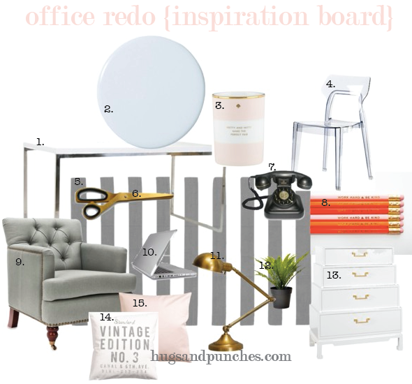 office redo {inspiration board}