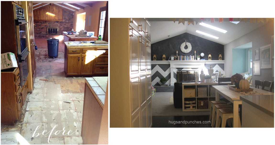 our house (before and afters)