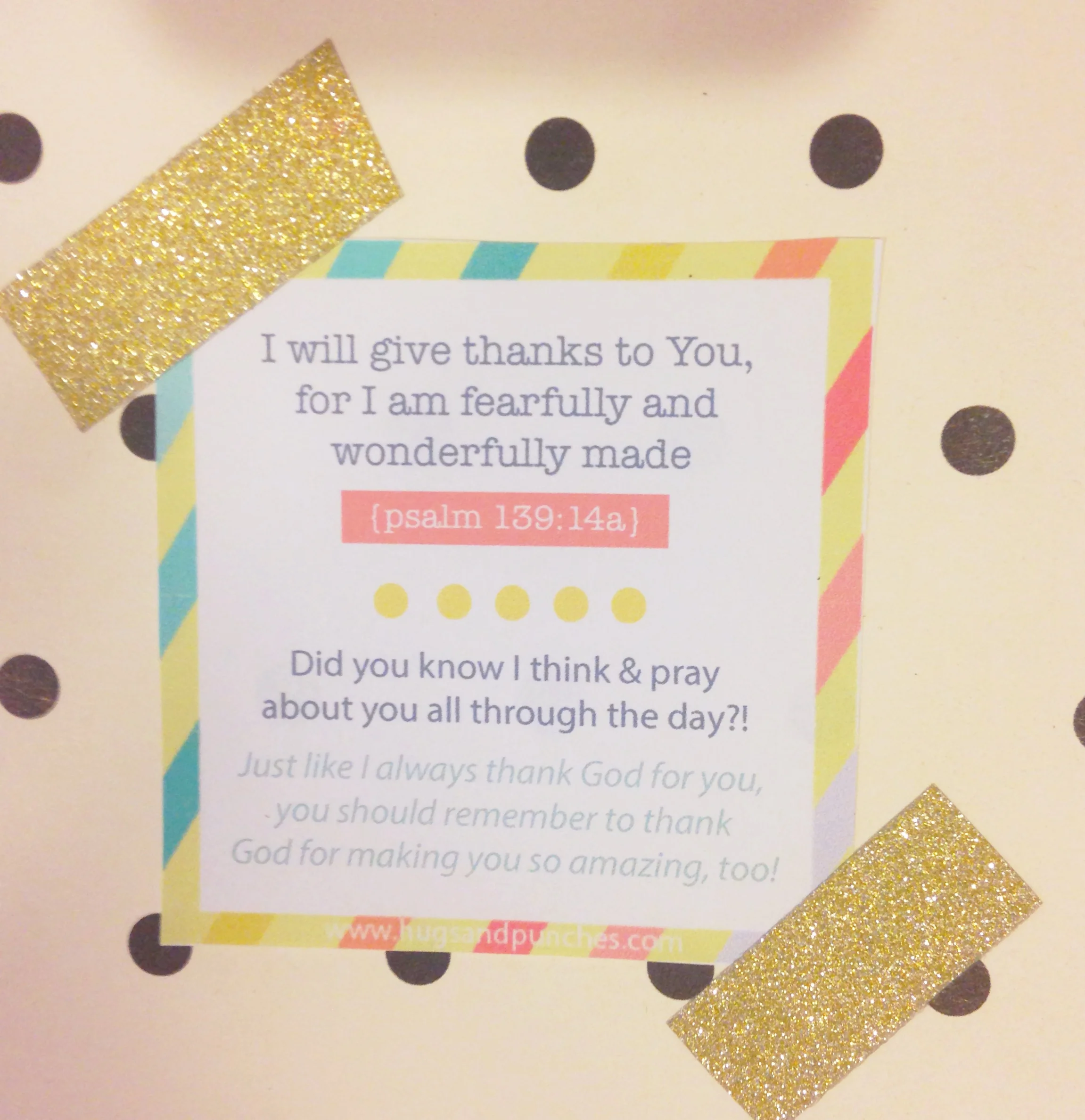 September's  (free printable) Bible Verse Lunch Notes