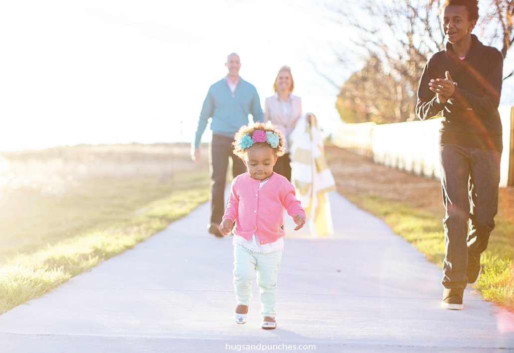 in lieu of Christmas cards (our family photos)