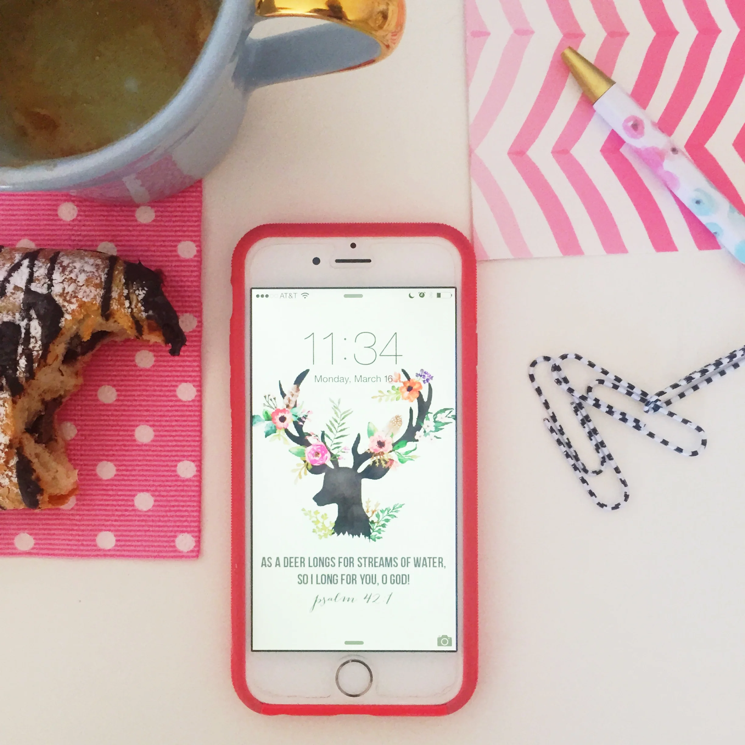 march (free) lock screen memory verse…and mini Bible study