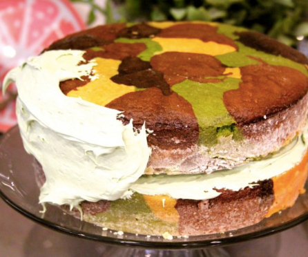 camo cake
