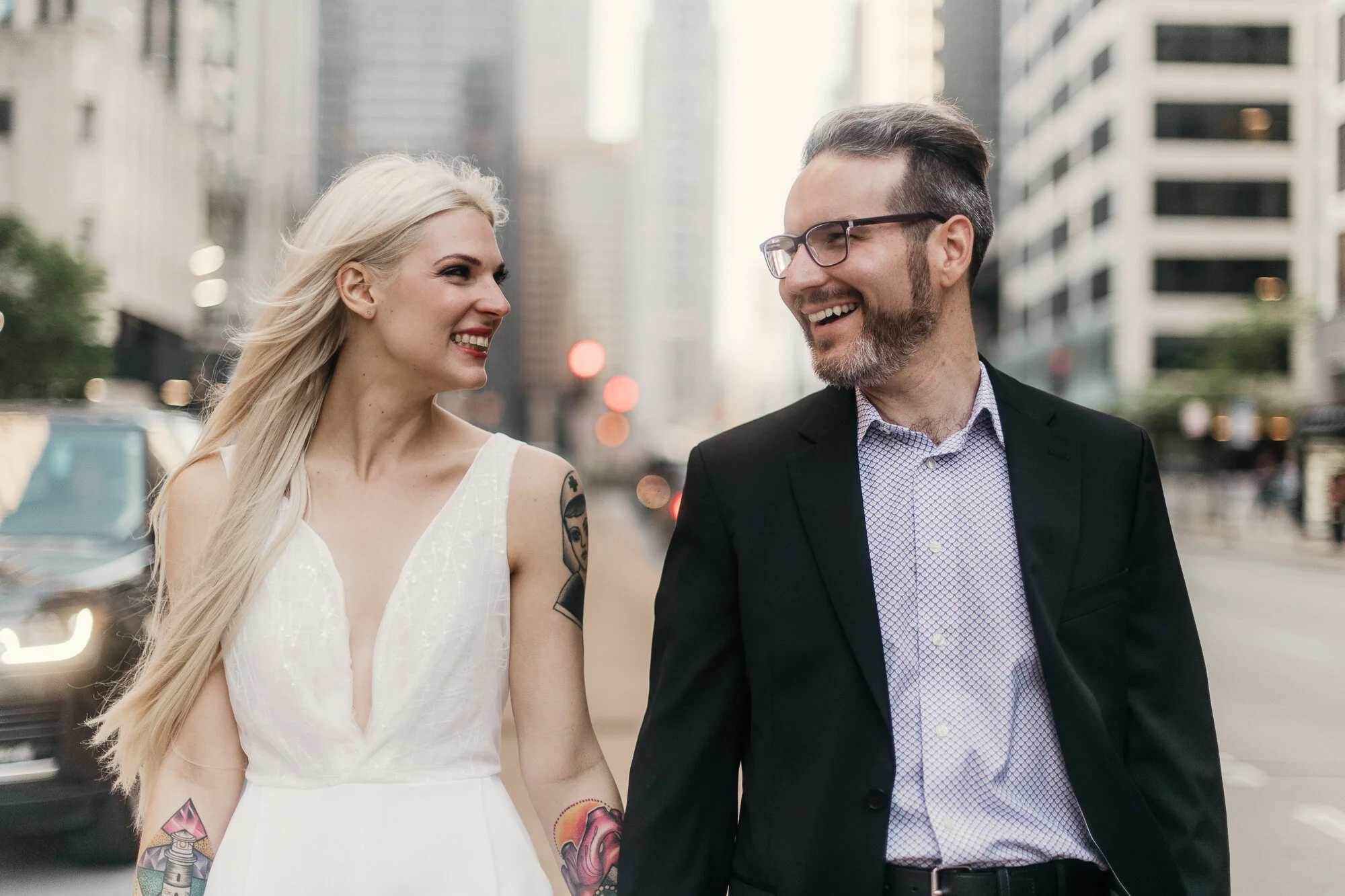 Daisy + Brandon - Downtown Chicago, Rehearsal Dinner