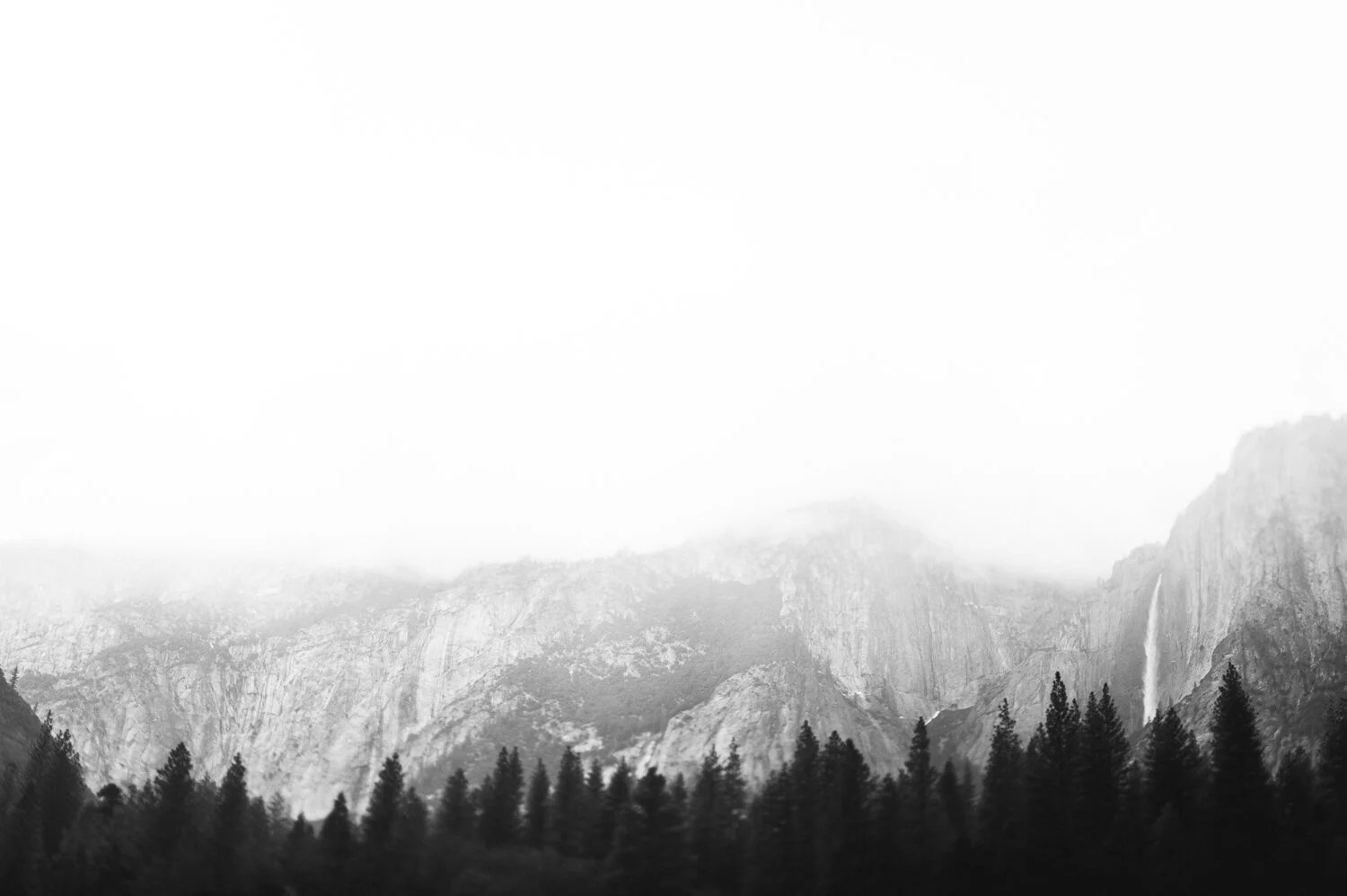 Yosemite in Monochrome
