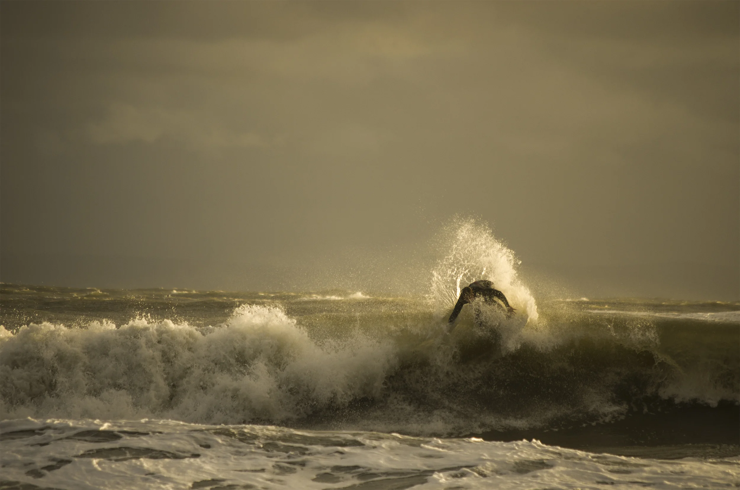 Top Turn Spray - Langland Bay, Swansea, Wales