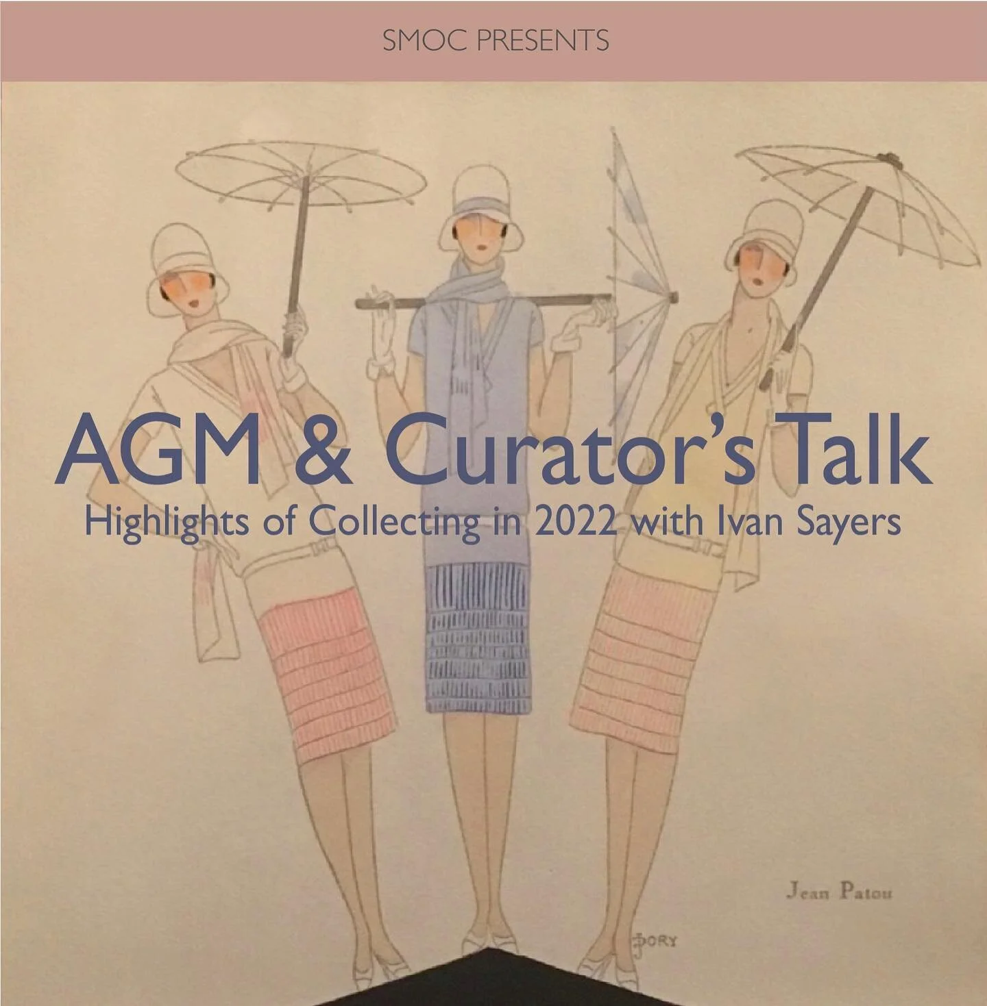 Notice of the Annual General Meeting

Find out about the exciting projects SMOC has been working on over the past year, and learn how you can get involved. After the AGM, Ivan Sayers will present some of the most notable pieces collected in the last 