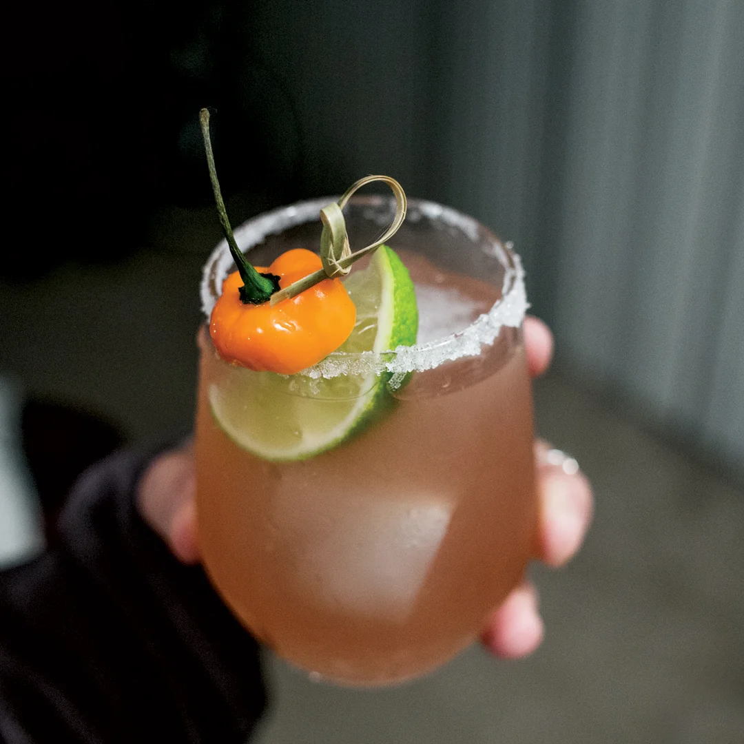 Pomegranate Habanero Margarita