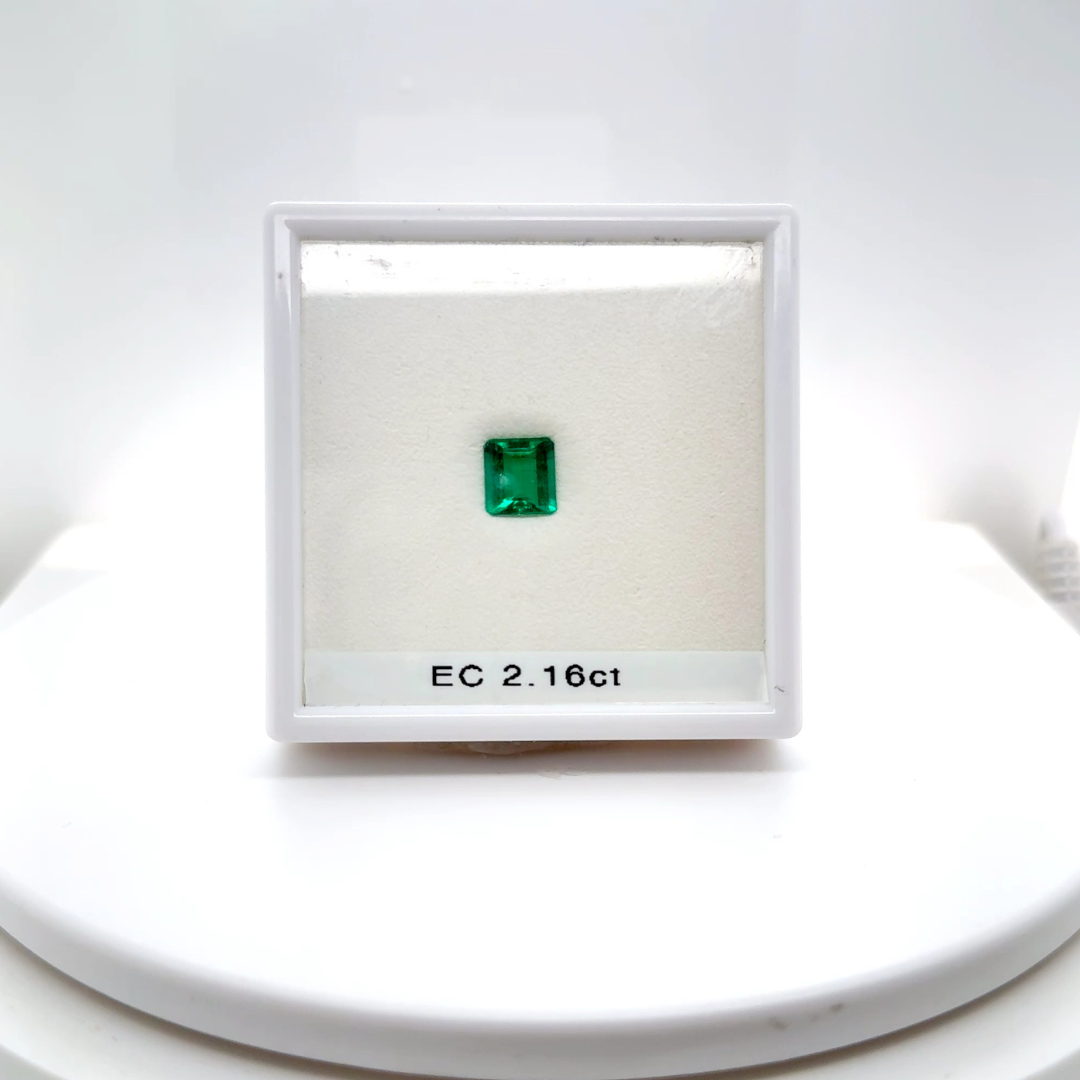 2.16 carat Emerald cut Emerald