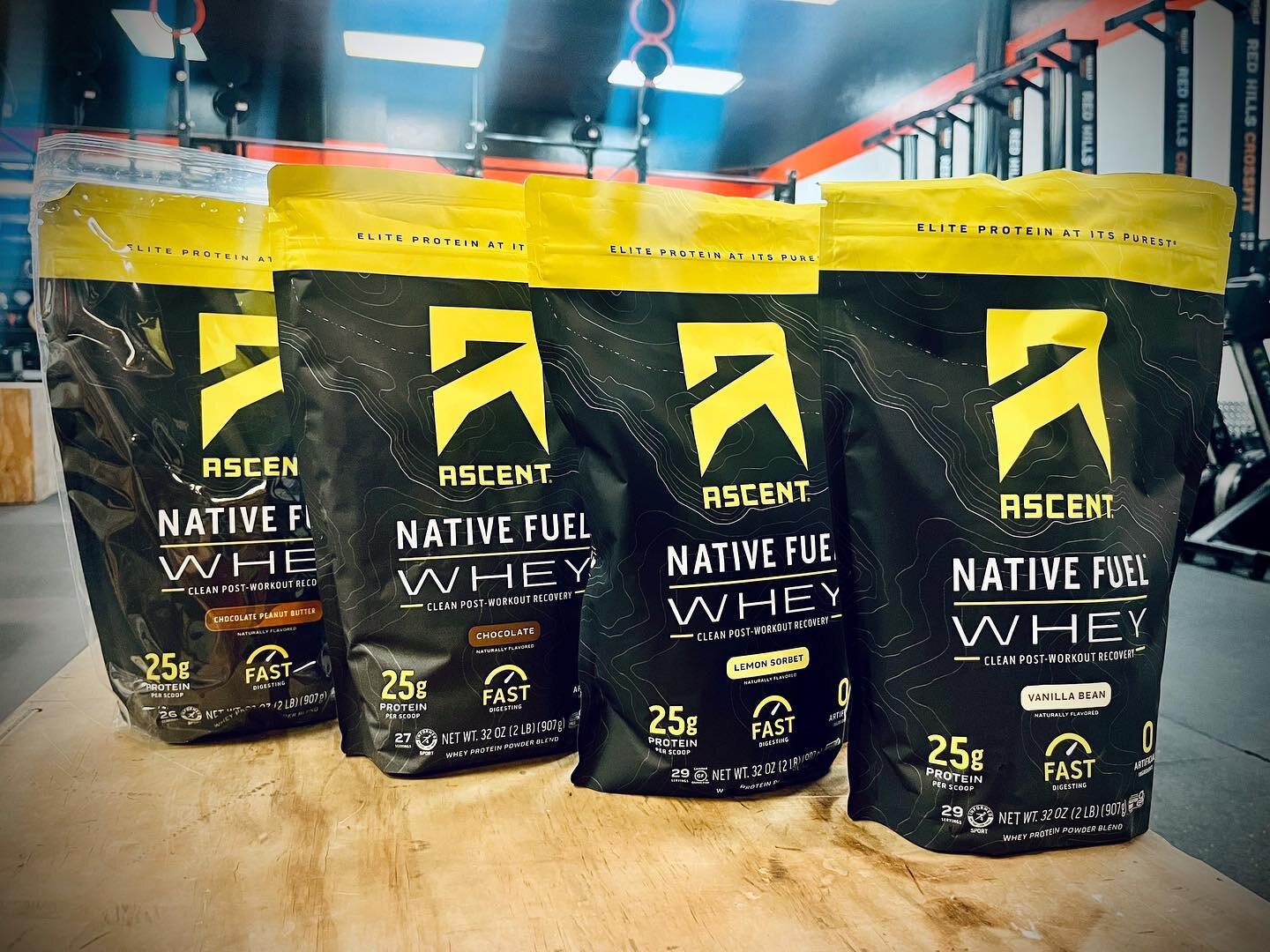 Your favorites are back in stock! Come and get 'em today at Yoga (10am) or at class this week💪

#ascent @ascent_protein #protein #recovery