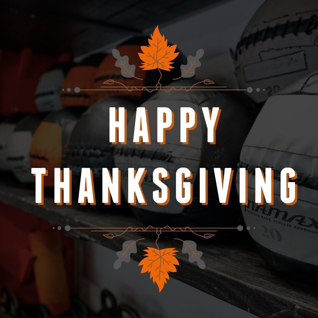 Happy Thanksgiving to you and your families from all of us at Red Hills CrossFit🧡