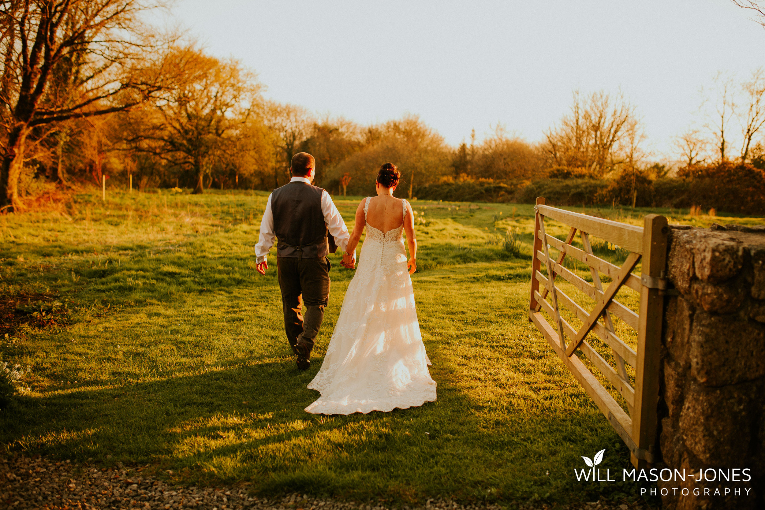  king arthur hotel gower swansea wedding photographer sunset countryside 