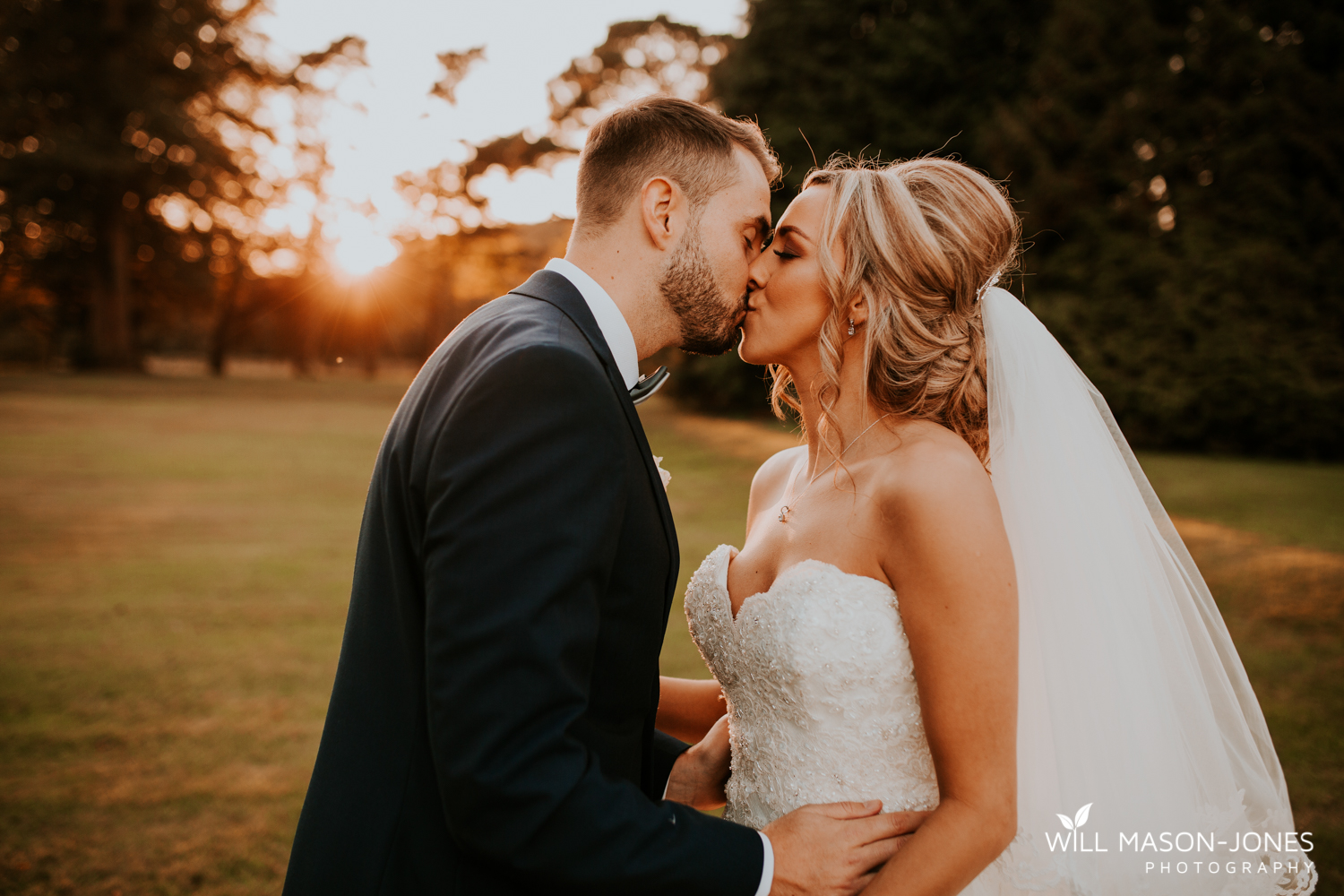  sunset couple portraits at hensol castle wedding photographer cardiff 