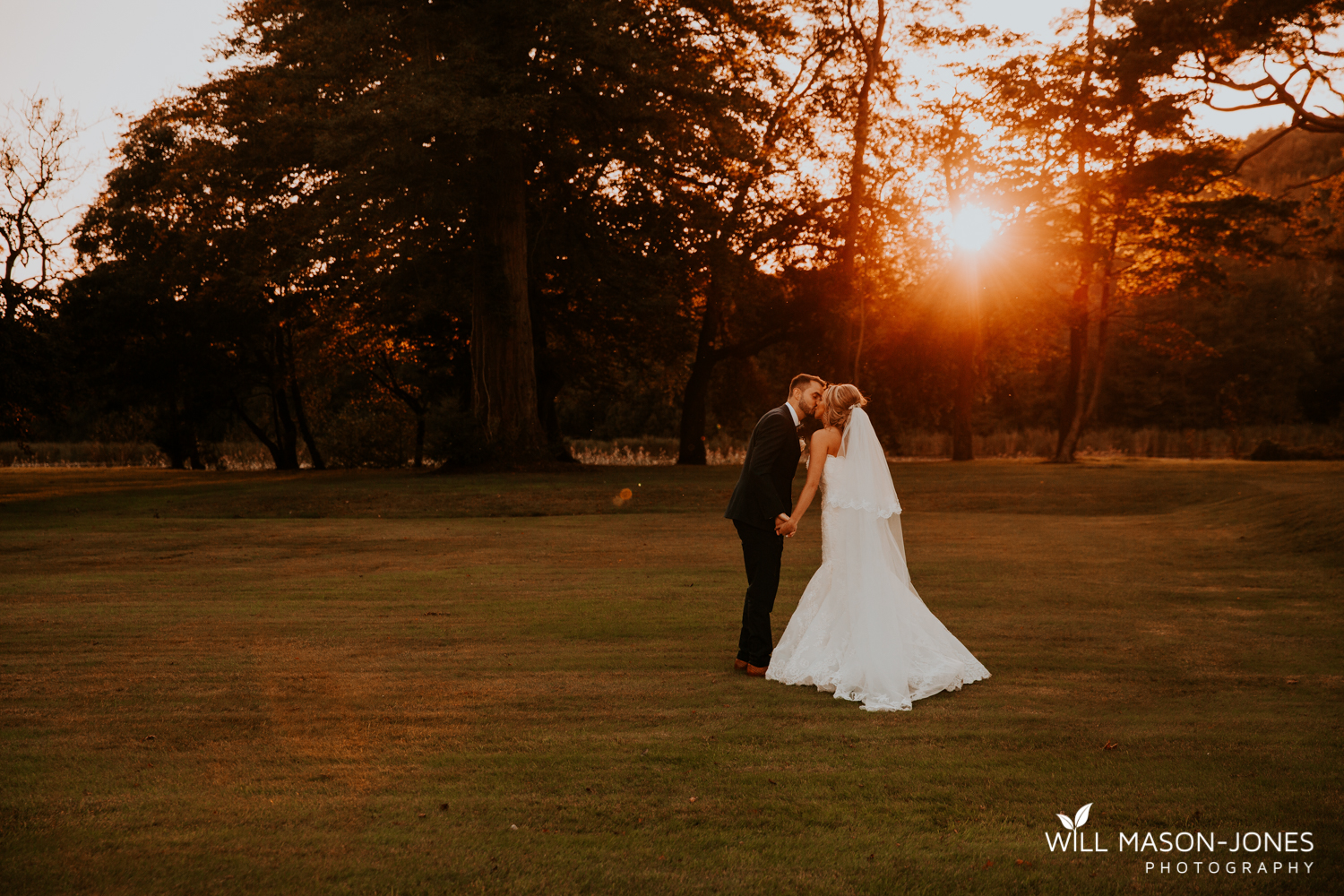  sunset couple portraits at hensol castle wedding photographer cardiff 