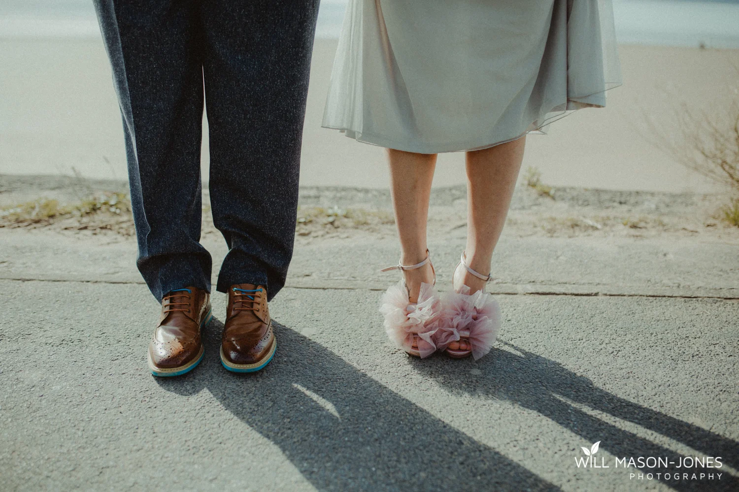 Swansea registry office wedding photographer beach seafront photography