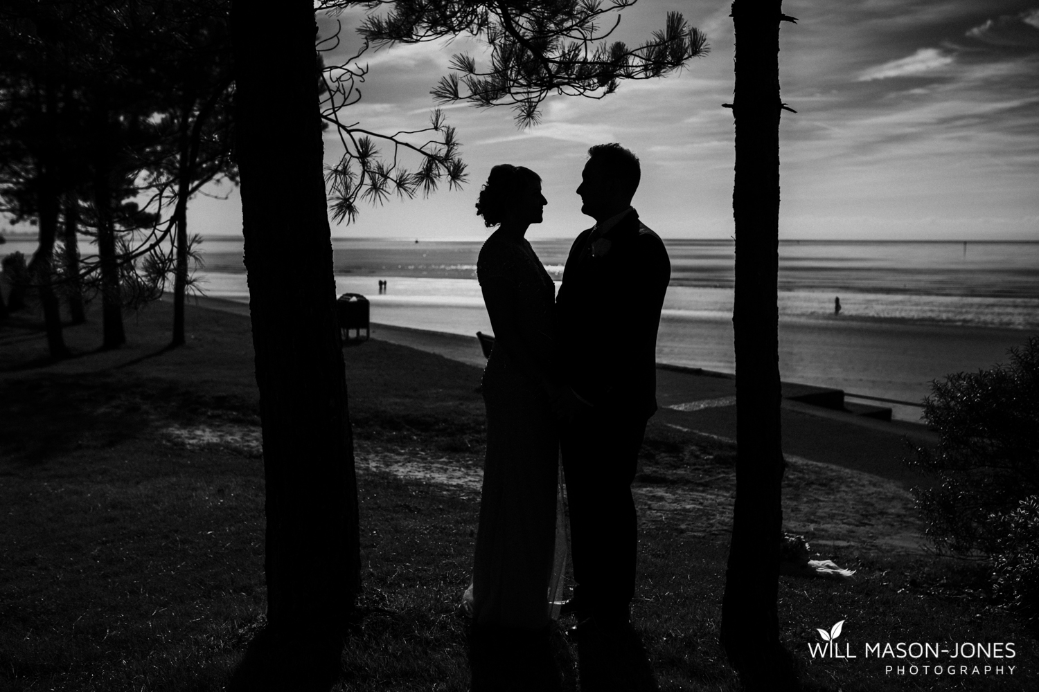 Swansea registry office wedding photographer beach seafront photography
