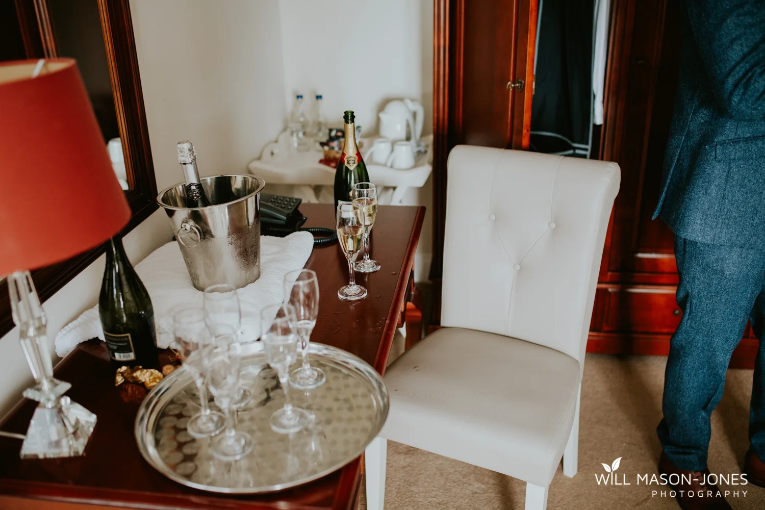  Groom preparations at The King Arthur Hotel Gower Swansea photography 