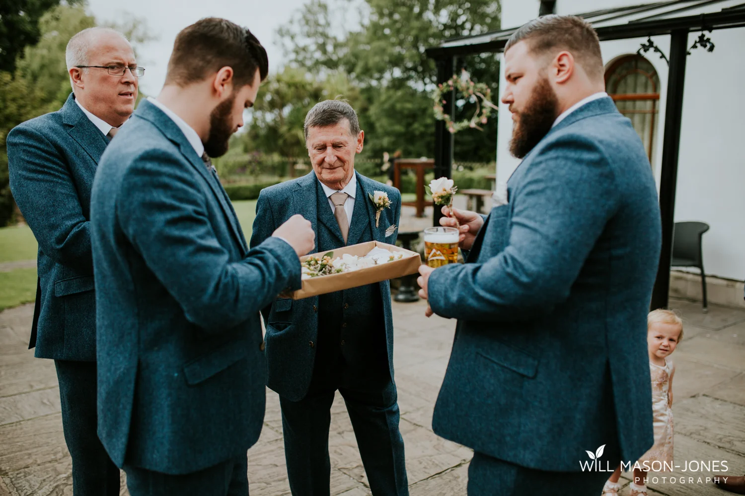  Groom preparations at The King Arthur Hotel Gower Swansea photography 