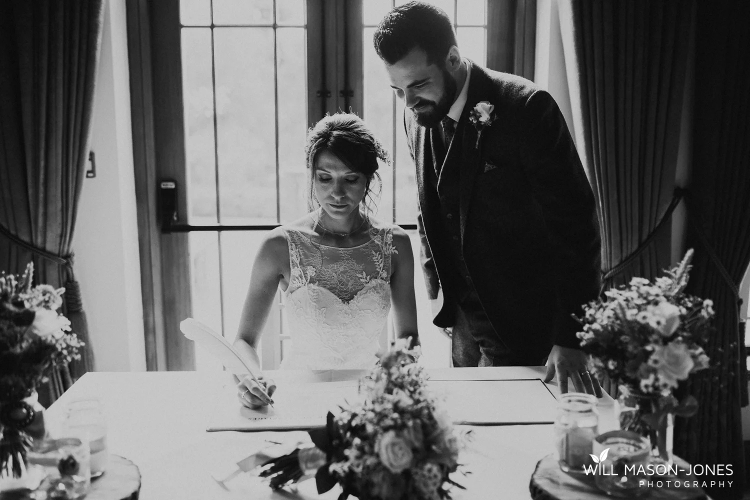  The king arthur hotel swansea wedding ceremony photography 