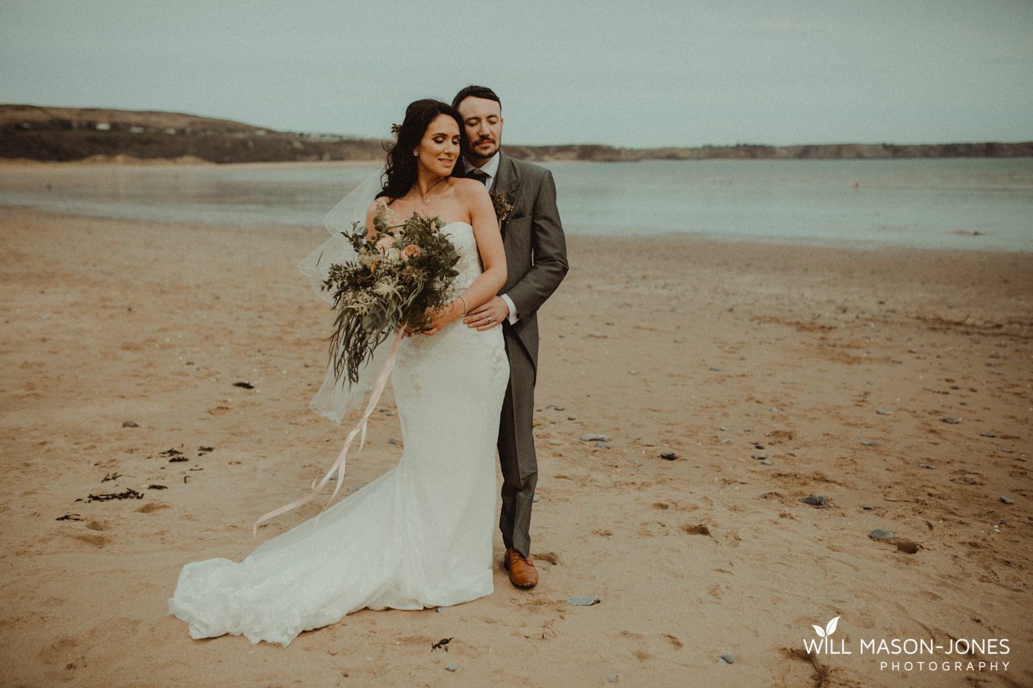  oxwich bay hotel swansea wedding photographs on the beach photography natural 