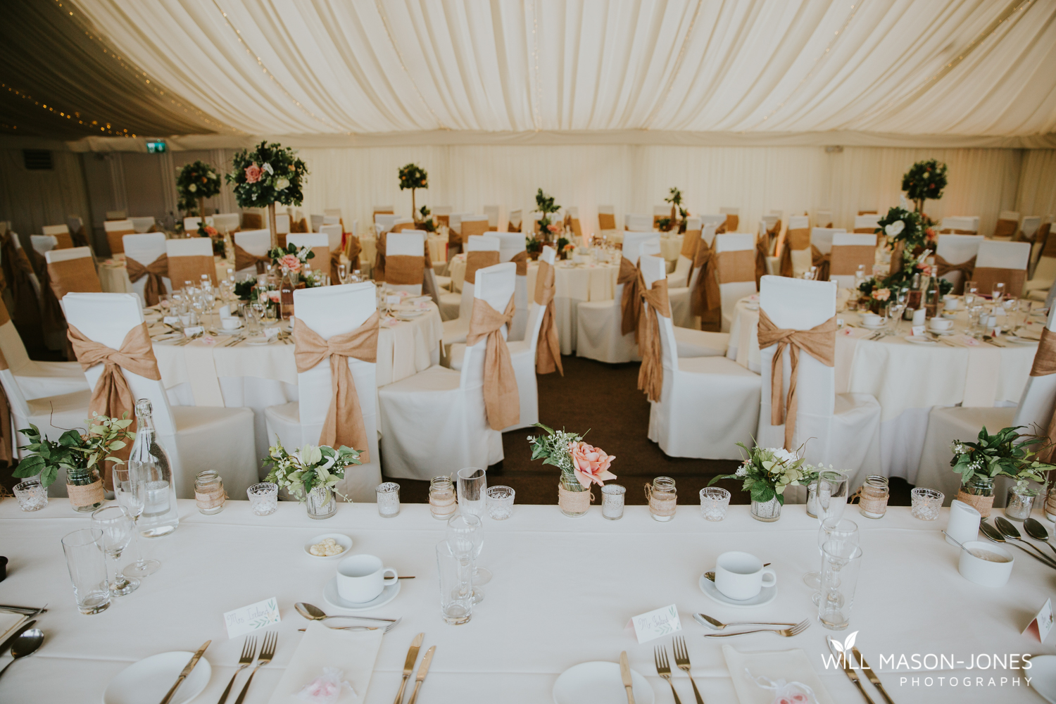 oxwich bay hotel swansea marquee wedding reception decorations
